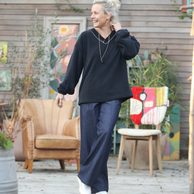 Quintessence - Sweat Gustave - polaire noire