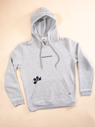Maison Tricolore - Le Sweat à Capuche Homme Coton Bio France – Gris