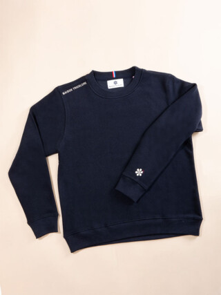 Maison Tricolore - Le Sweat Classique Femme Coton Bio France – Marine