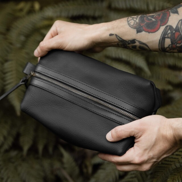 Bleu De Chauffe - Trousse de toilette ZAZOU - Noir