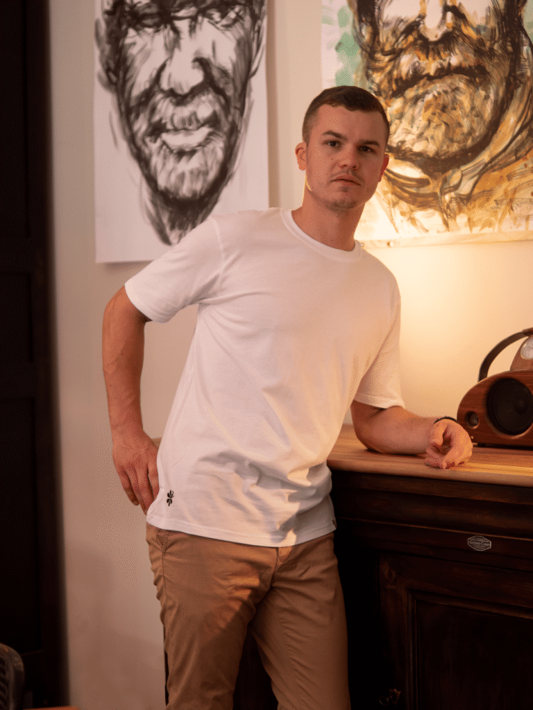 Maison Tricolore - Le Parfait T-Shirt Homme Coton Bio - Blanc