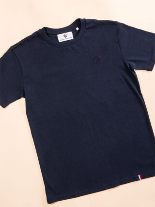 Maison Tricolore - Lindispensable T-Shirt Homme En Coton Bio  Marine