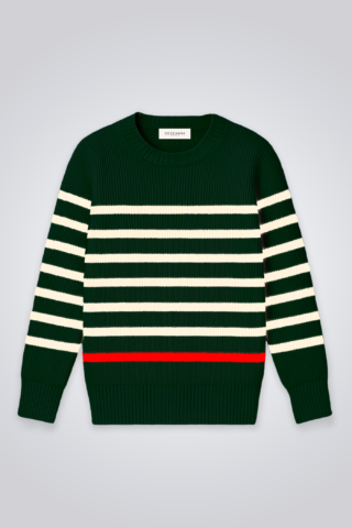 Pull rayé en laine par la marque CÉZEMBRE CÉZEMBRE - Pull rayé en laine