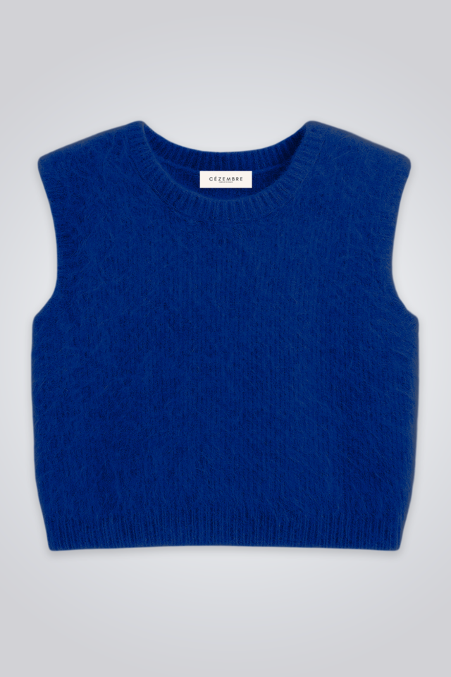 Pull sans manches en alpaga par la marque CÉZEMBRE CÉZEMBRE - Pull sans manches en alpaga