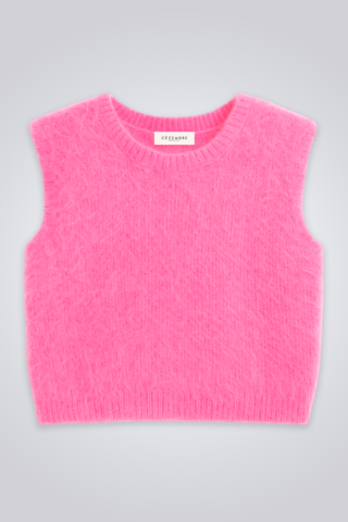CÉZEMBRE - Pull sans manches en alpaga