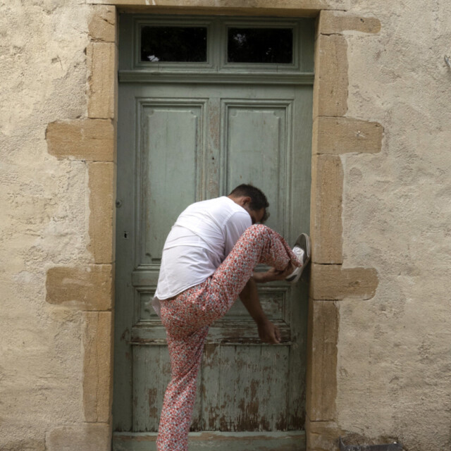 Fleurs Pois & Cie - Pantalon Pyjama homme et/ ou de ville - Rouge/Rose/Blanc/vert foncé