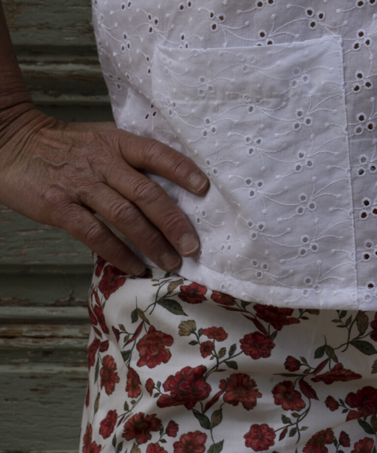 Fleurs Pois & Cie - Pantalon de pyjama femme et/ou de ville - Rouge/Blanc/vert foncé/vert clair