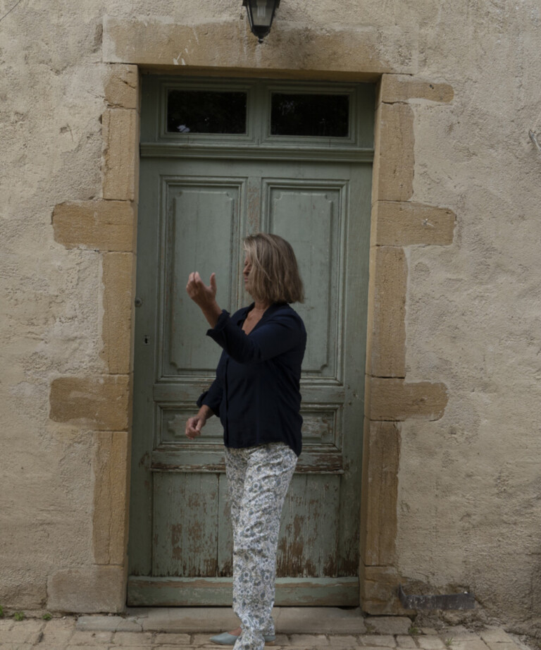 Fleurs Pois & Cie - Pantalon de pyjama femme et/ou de ville - Blanc/vert foncé/vert clair/Bleu ciel