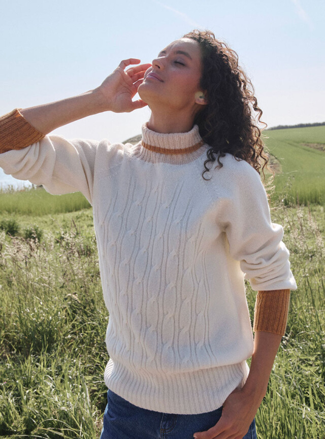 Pull Anna par la marque LAFRANÇAISE Mailles in France LAFRANÇAISE Mailles in France - Pull Anna