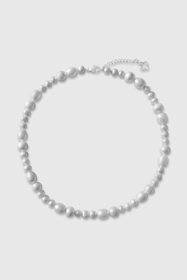 NEIJE - Collier Carmen Perles d'eau douce et Argent 925