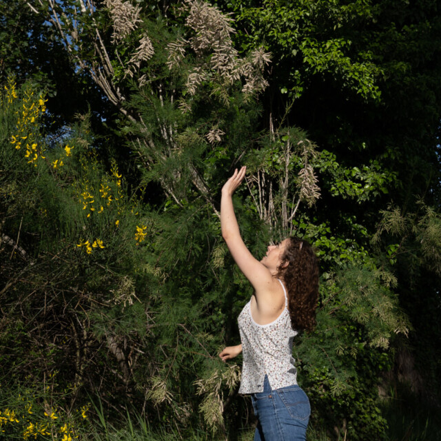 Fleurs Pois & Cie - Caraco femme 100% coton bio de fabrication française - Multicolore