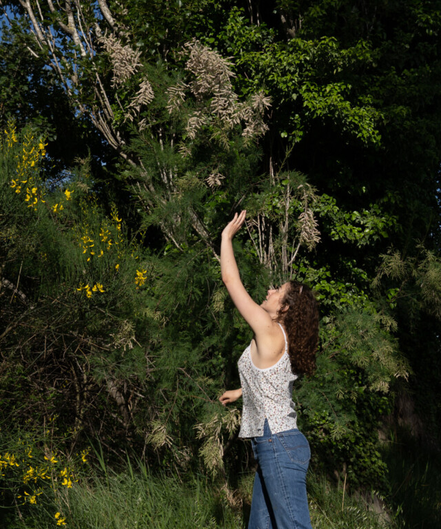 Fleurs Pois & Cie - Caraco femme 100% coton bio de fabrication française - Multicolore