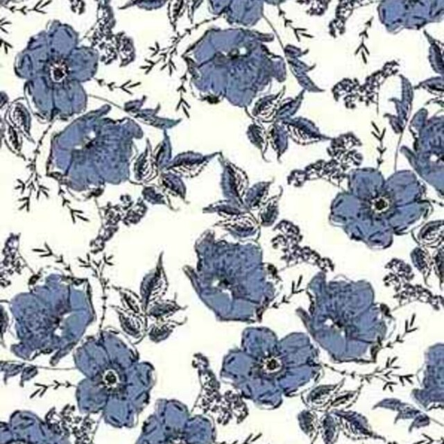 Fleurs Pois & Cie - Culotte 100% coton made in France - Bleu/Blanc