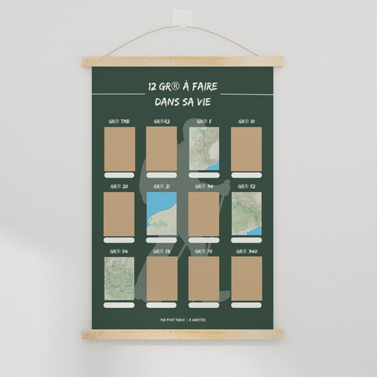 The Post Trace - Carte à Gratter 12 GR® à faire dans sa vie