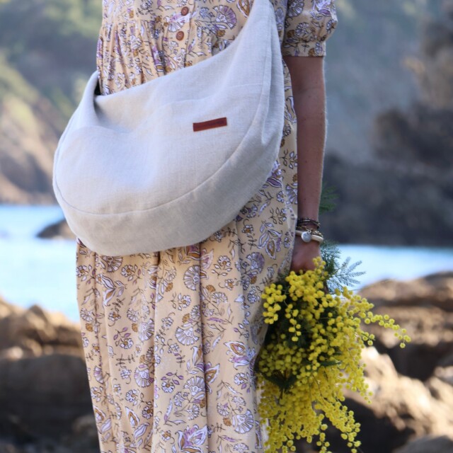 Quintessence - Sac Pia en lin naturel