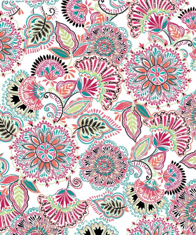 Fleurs Pois & Cie - Caleçon 100% coton coupe américaine  made in France. - Rose