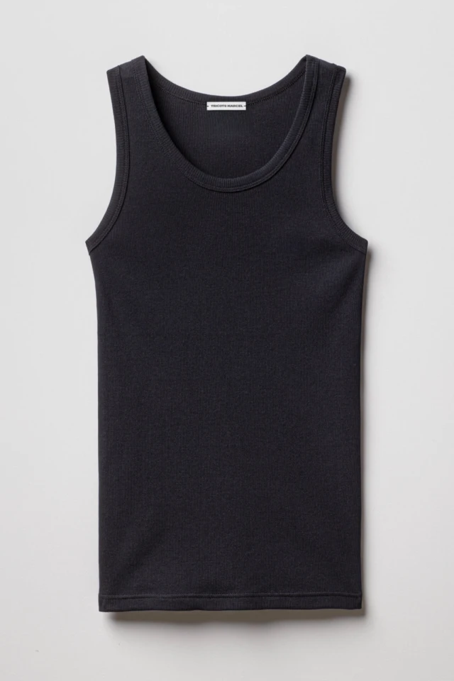 Tricots Marcel - Débardeur Homme Marcel Signature – Noir Charbon