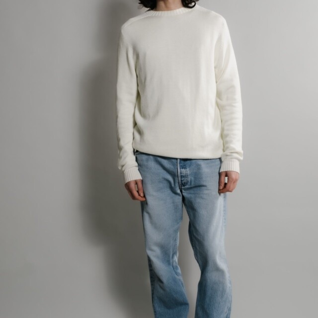 Nitto Knitwear - Pull Aris Col Rond - Écru
