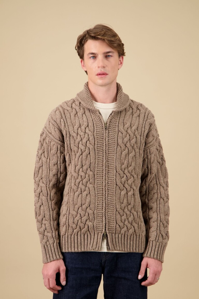 Nitto Knitwear - Veste Ohannes - Taupe