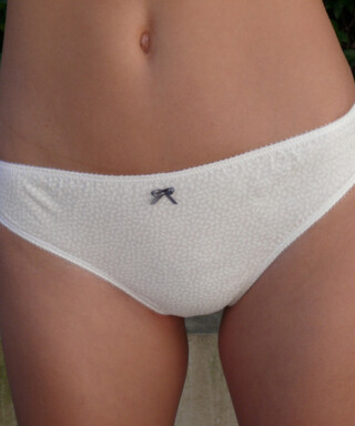 Fleurs Pois et Cie - Culotte 100% coton made in France  Ivoire