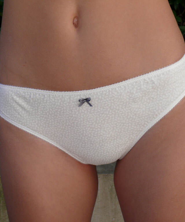 Fleurs Pois et Cie - Culotte 100% coton made in France – Ivoire