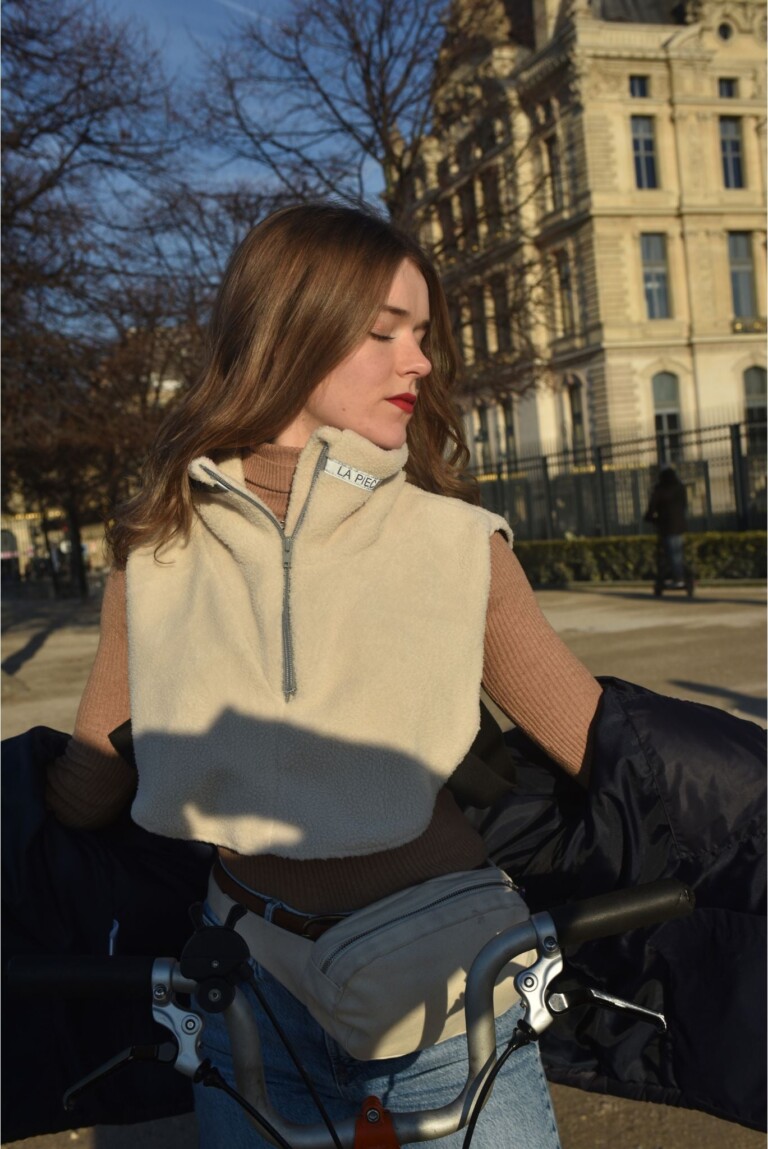 La Piece Paris Direct - Plastron moutonné ANGEL II