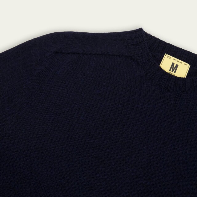 Nitto Knitwear - Pull Aris Col Rond - Marine