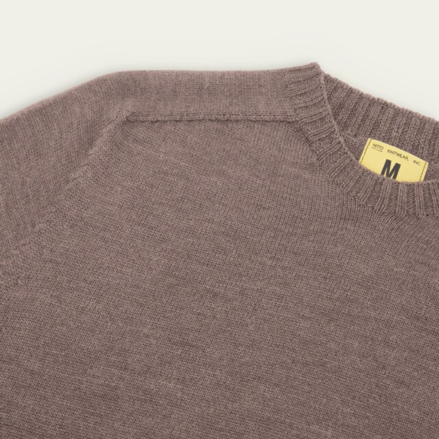 Nitto Knitwear - Pull Aris Col Rond - Taupe