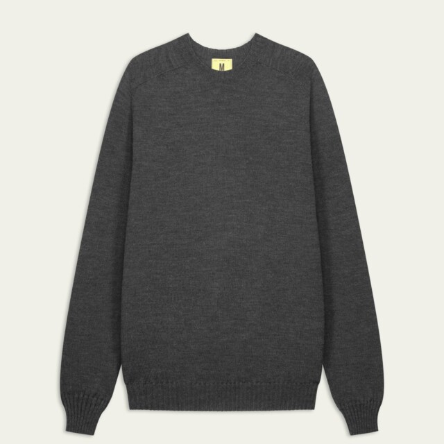 Nitto Knitwear - Pull Aris Col Rond - Anthracite