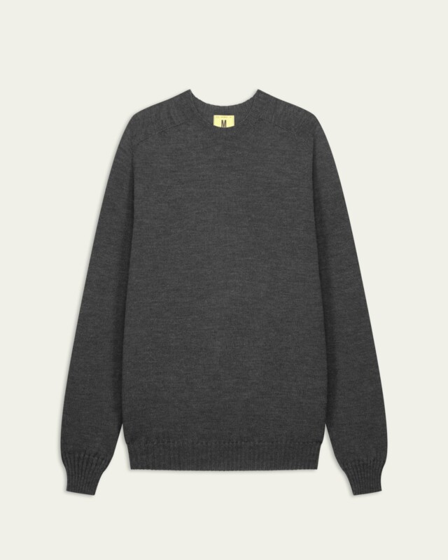 Nitto Knitwear - Pull Aris Col Rond - Anthracite