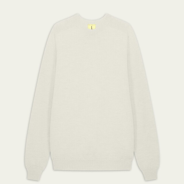 Nitto Knitwear - Pull Aris Col Rond - Écru