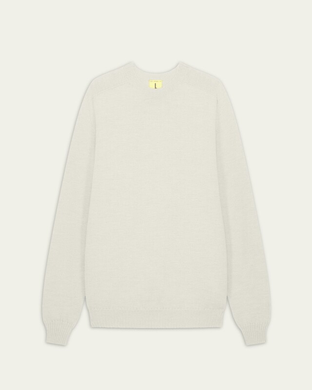 Nitto Knitwear - Pull Aris Col Rond - Écru