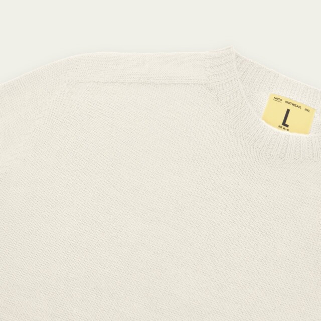 Nitto Knitwear - Pull Aris Col Rond - Écru