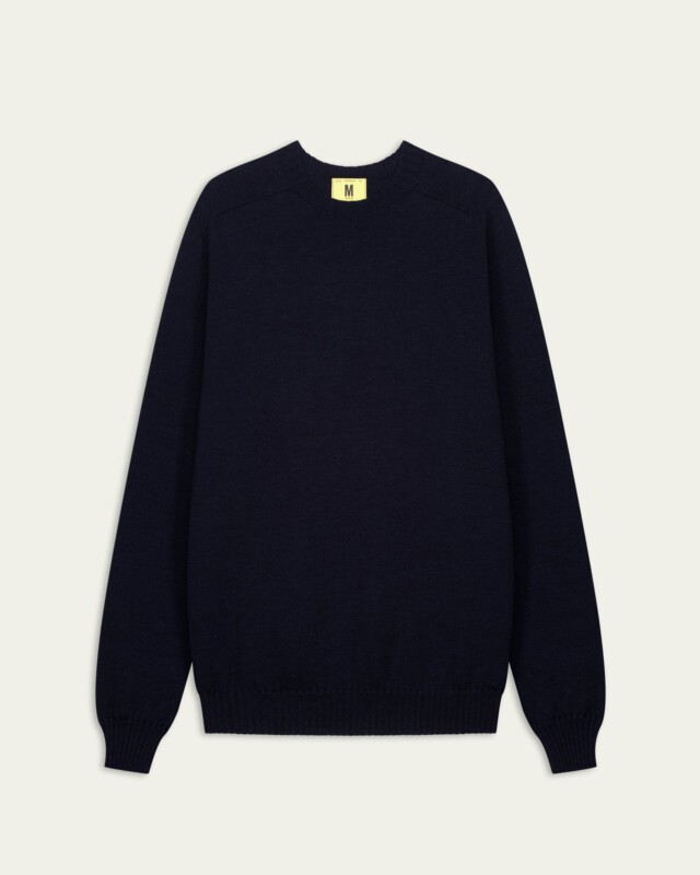 Nitto Knitwear - Pull Aris Col Rond - Marine