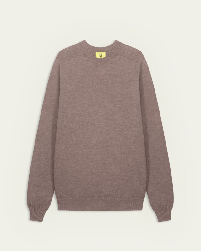 Nitto Knitwear - Pull Aris Col Rond - Taupe