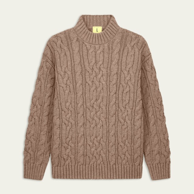 Nitto Knitwear - Pull Ohannes Col Rond - Taupe