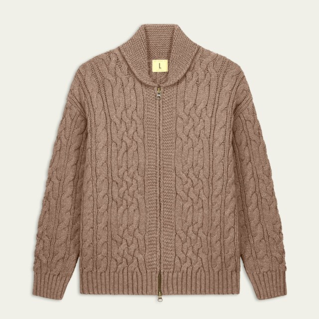 Nitto Knitwear - Veste Ohannes - Taupe