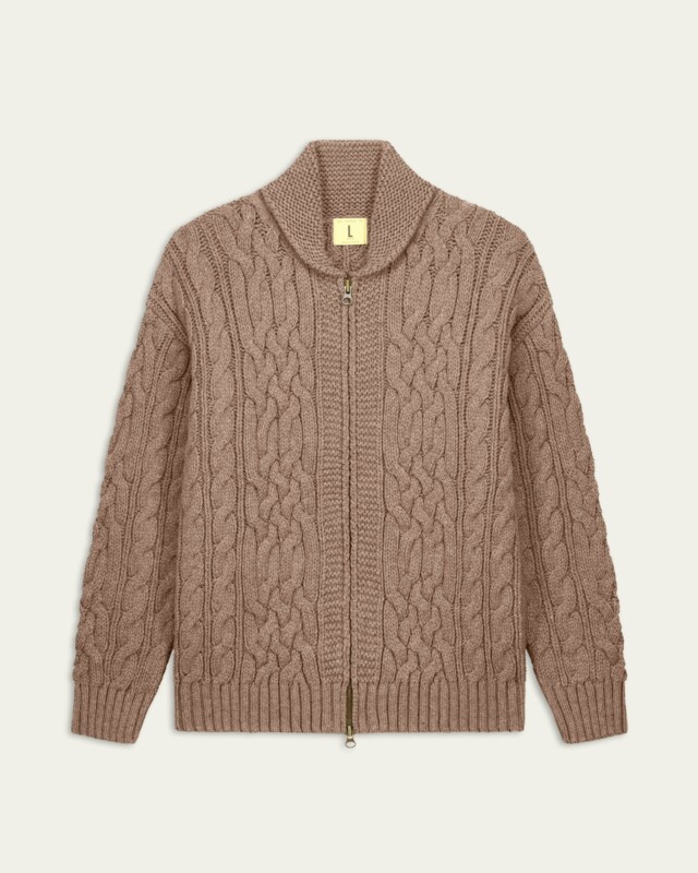 Nitto Knitwear - Veste Ohannes - Taupe
