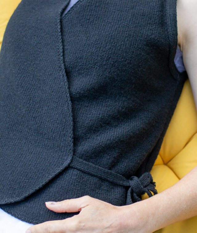 Ardelaine - Gilet cache-coeur en laine - Lyas