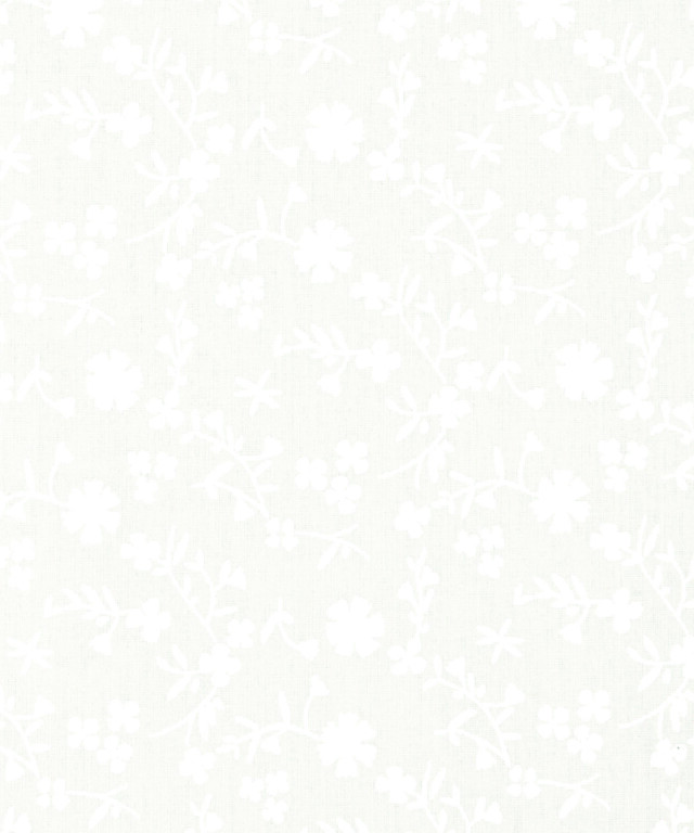 Fleurs Pois & Cie - Soutien-gorge sans armature 100% coton made in France - Blanc