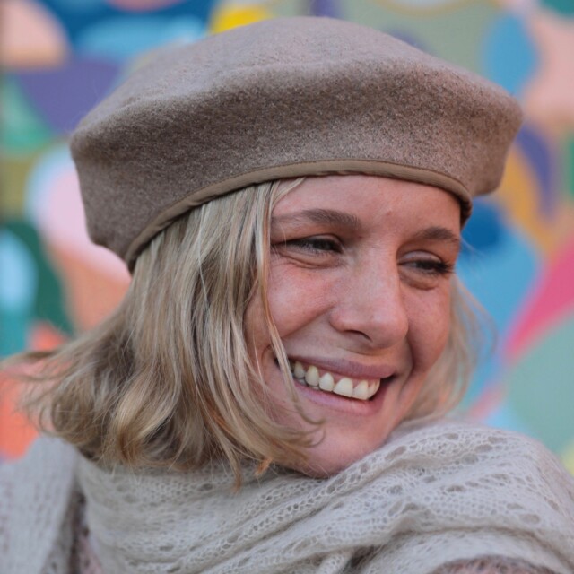 Quintessence - Beret Côme - laine bouillie camel clair