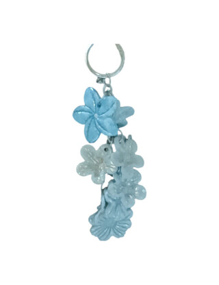 L’atelier de Patricia - Bijoux porte clés sac –  bleu glacier