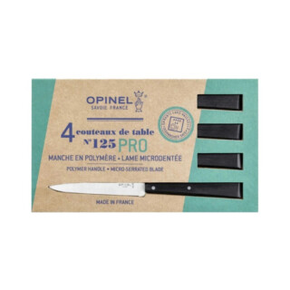 Opinel - Boite de 4 couteaux de table OPINEL Bon Appétit pro n°125 manche polymère