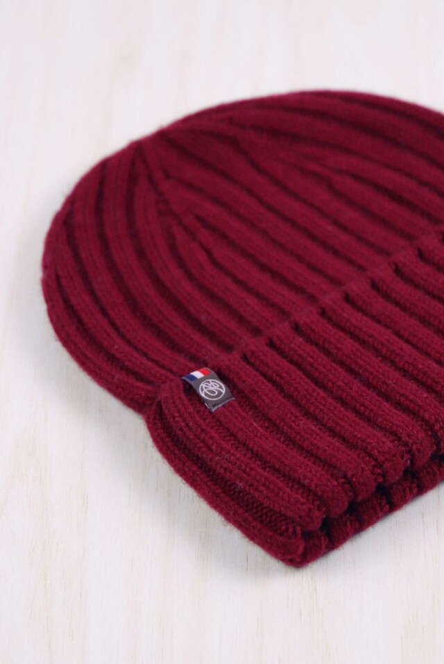 Bonnet Jacques Bordeaux par la marque Maison Bonnefoy Maison Bonnefoy - Bonnet Jacques Bordeaux