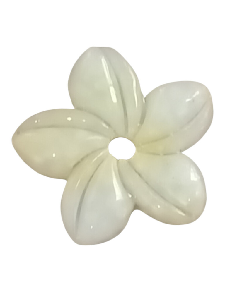 L'Atelier de Patricia - Boucles d'oreilles interchangeable - fleur Blanc