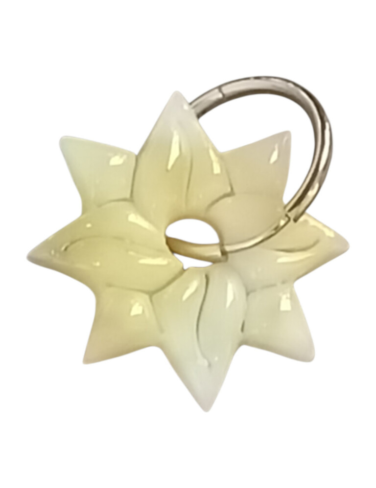 L’Atelier de Patricia - Boucles d'oreilles interchangeable - étoiles – Blanc