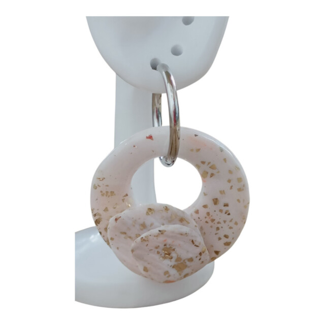 L’Atelier de Patricia - boucles d'oreilles mariée - goutte d'eau – Blanc
