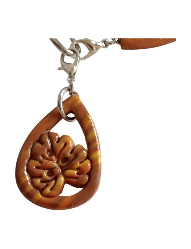 L'Atelier de Patricia - Box bijoux sac et porte - clés Tropical Charme