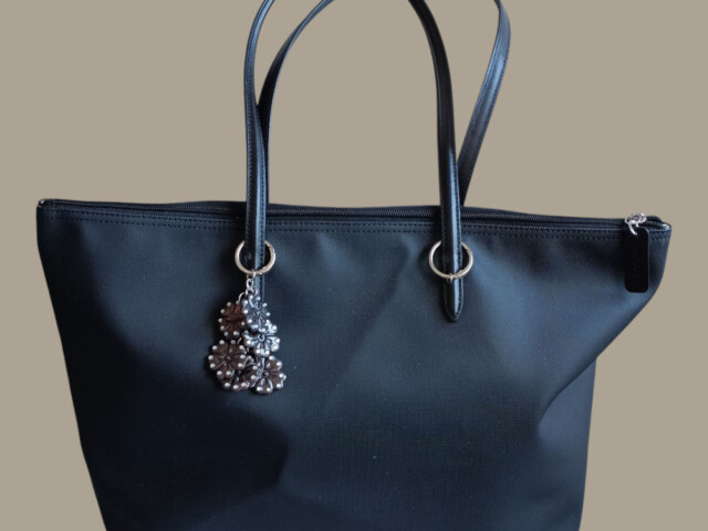 L'Atelier de Patricia - Box bijoux sac et porte - clés Fleur Rebelle"