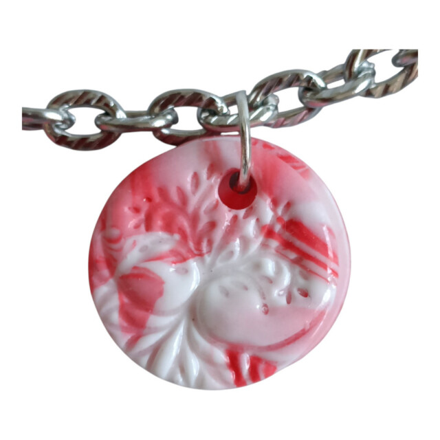 L'Atelier de Patricia - Box bijoux sac chaine Cœur Floral